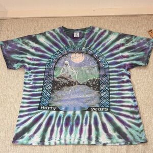 DELTA Grateful Dead Vintage 1995 Thirty Years Men’s Tie Dye Skeleton T-Shirt XL